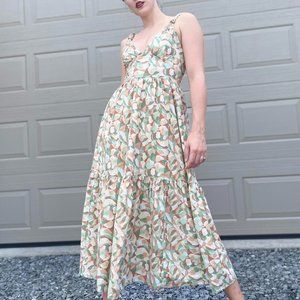 Abercrombie Knotted Strap Maxi Dress